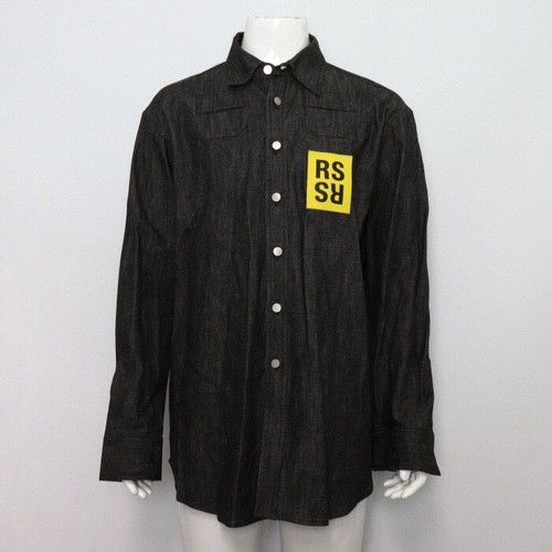 Raf simons cotton - black, logo