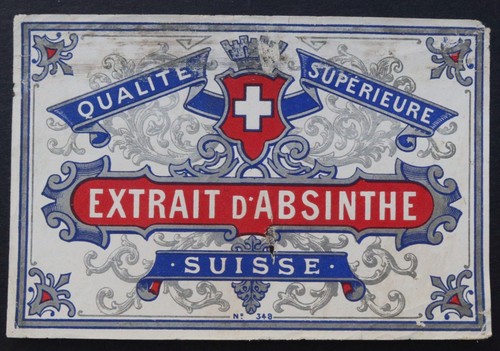 Ancienne étiquette extrait - ancienne,
