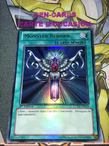 Carte monster reborn - yu, oh