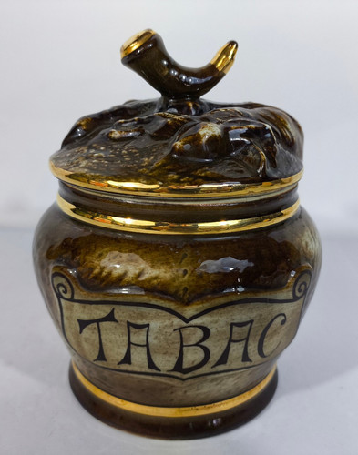 Ancien pot tabac - pot, en
