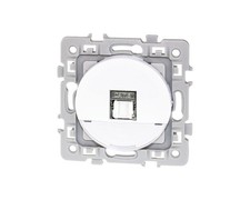 Prise RJ45 cat.6 STP Blanc