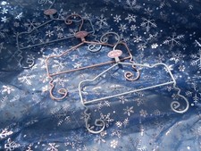 lot de 3 portes manteau métal pour poupée toute marque 