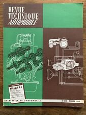 Revue Technique Fev 1964 - RENAULT R4 - CITROEN 2 CV Évolution 1961/1963 - RTA