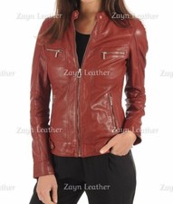 Blouson en cuir de moto motard