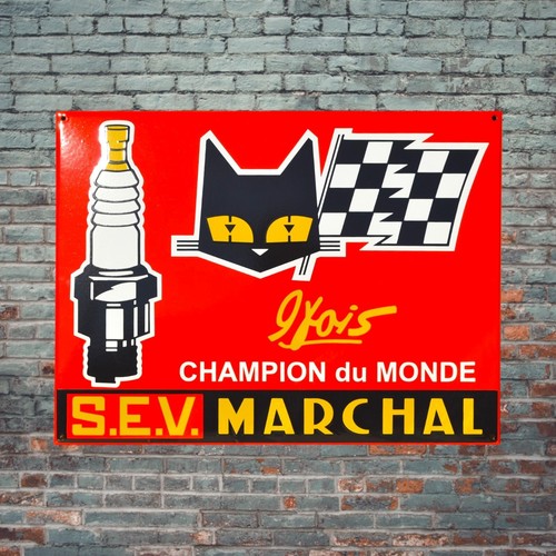 Plaque émaillée marchal - plaque,
