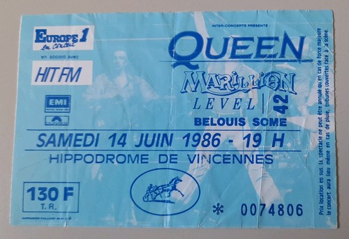 Queen ticket concert paris - ticket,