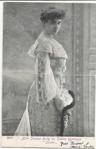 Carte postale artiste mme - carte,