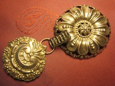 BOUCLE de CAPE ARGENT XIXème