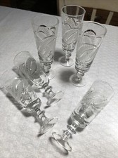 LOT 6 Verres Flûtes A Pied