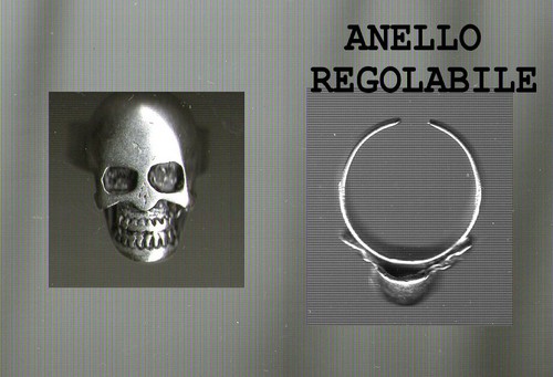 Anneau tête mort - mort, crâne