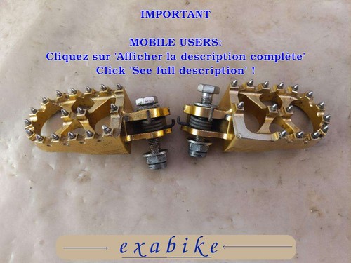 Repose pieds avant pour sherco - repose-pieds,