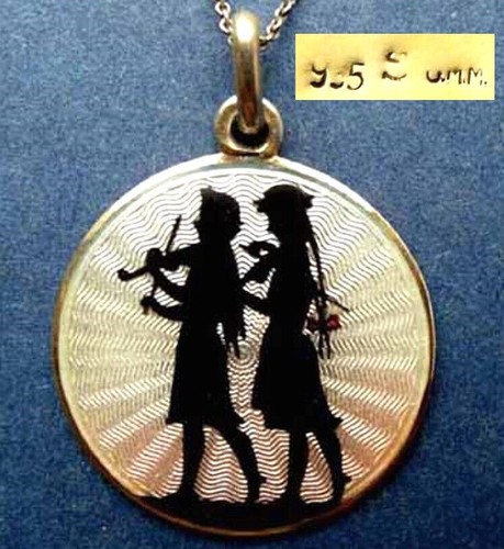 Pendentif art nouveau rare - art,