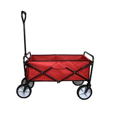 Chariot pour Jardin Pliable Caddie Utilité Brouette Vert Transport Remorque