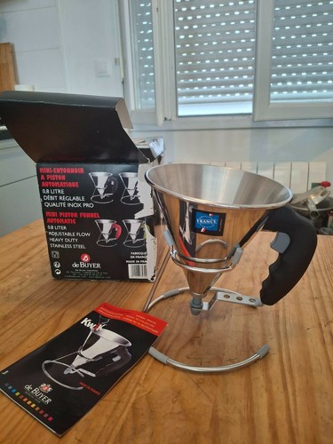 Mini entonnoir piston inox - à,