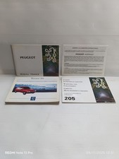 Peugeot 205 Notice / manuel d'utilisation carnet d'entretien et Pochette 1994