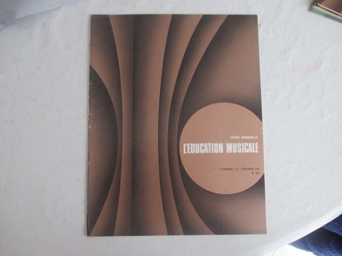 éducation musicale - l’,