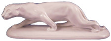 Figurine De Panthère En Porcelaine Augarten Vienne Porzellan Figur Wien Autriche