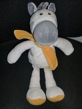 doudou peluche zèbre cheval