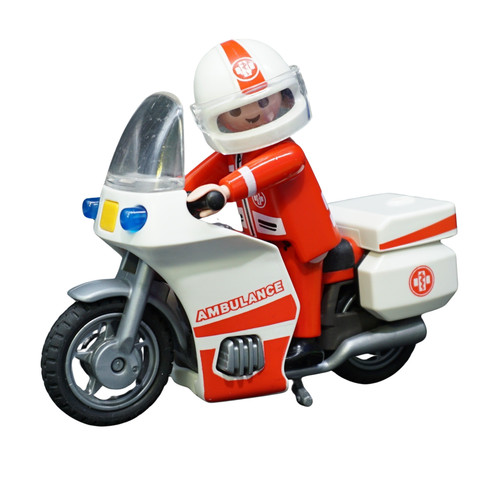 Playmobil motard homme avec