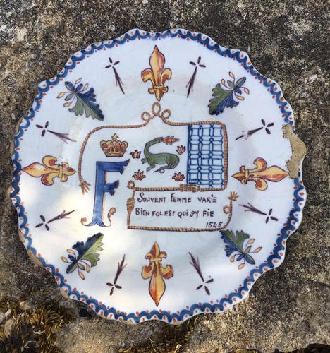 Rare assiette parlante - assiette,