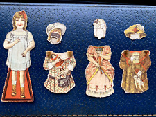 Poupée ancienne carton à habiller Publicité Nestlé French paper doll - 3 tenues