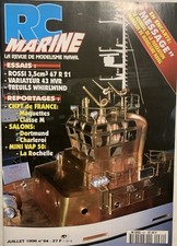 Revue RC MARINE N°64 07/96 Moteur Rossi 3,5cm³ Variateur 43HVR Treuils Whirlwind