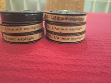 6 anciens films pathe baby diam 6.7cm  .. 9.5 mm