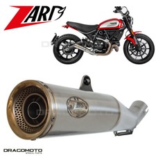 SCRAMBLER 800 DUCATI 2021 2022 ZARD Pot échappement ZUMA RC ZDU796S10SBR