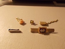 VINTAGE LOT OF 5 TIE TACKS 1