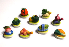 Série complète de fèves LÉGUMES DU JARDIN 2013 * 165