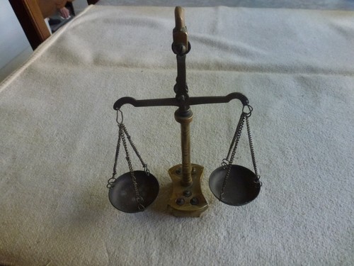 Ancien trebuchet bronze - trebuchet, en