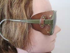 Lunettes Bollé IREX 100 Vintage – Glacier – Avec protections cuir d’origine –