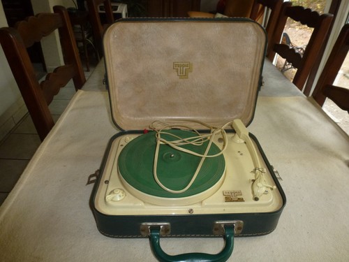 Ancien tourne disque teppaz - ancien, tourne-disque