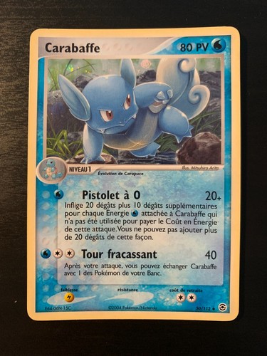 Carte pokémon carabaffe - carte,