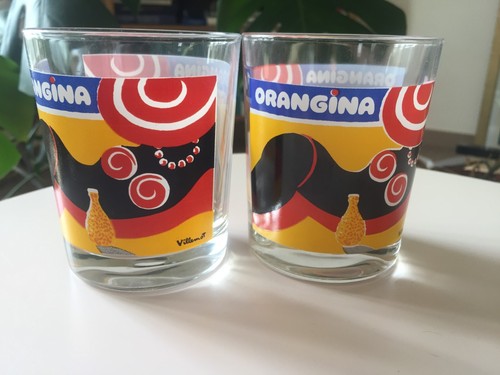 Verres orangina signés - orangina,