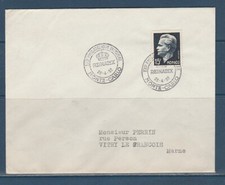 MONACO enveloppe 15f bleu-noir