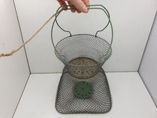 Bourriche nasse ancienne vintage pêche Maillinox en métal MADE IN FRANCE