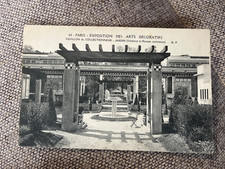 CPA PARIS EXPOSITION DES ARTS DÉCORATIFS PAVILLON DU COLLECTIONNEUR  JARDIN