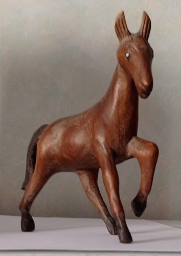 Vintage ancien cheval - , en
