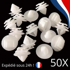 50 Clips de Fixation Agrafe