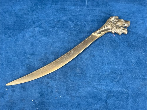 Coupe papier bronze tête - coupe,