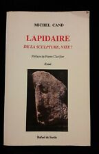 LAPIDAIRE DE LA SCULPTURE