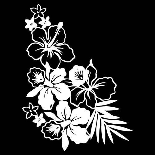 Hibiscus xxl sticker mural - xxl,