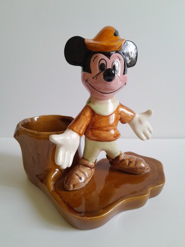 Ancien pot crayon - à, mickey