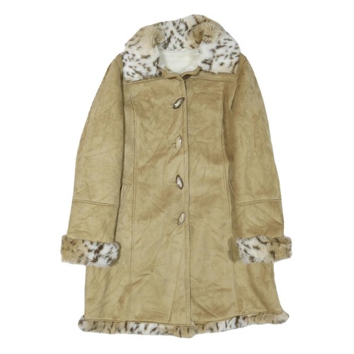 Femmes cuir beige veste - femmes,