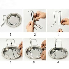 Plateau support support rôtissoire poulet dinde de qualité professionnelle en