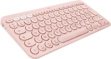 Clavier Sans Fil Logitech K380 Rose Multi-Device Bluetooth Clavier Minimalist