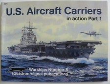  Livre / revue militaire en anglais porte avion U.S Aircraft Carriers in action