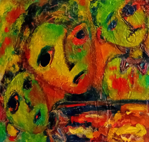 Tableau art brut - tableau,