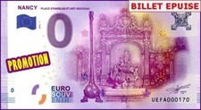 UEFA / PLACE STANISLAS ET ART NOUVEAU / BILLET 0 € / NULL EURO-SCHEIN / 2016-1